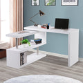 Modern Corner Rotating L-Shaped Office Table Computer Desk