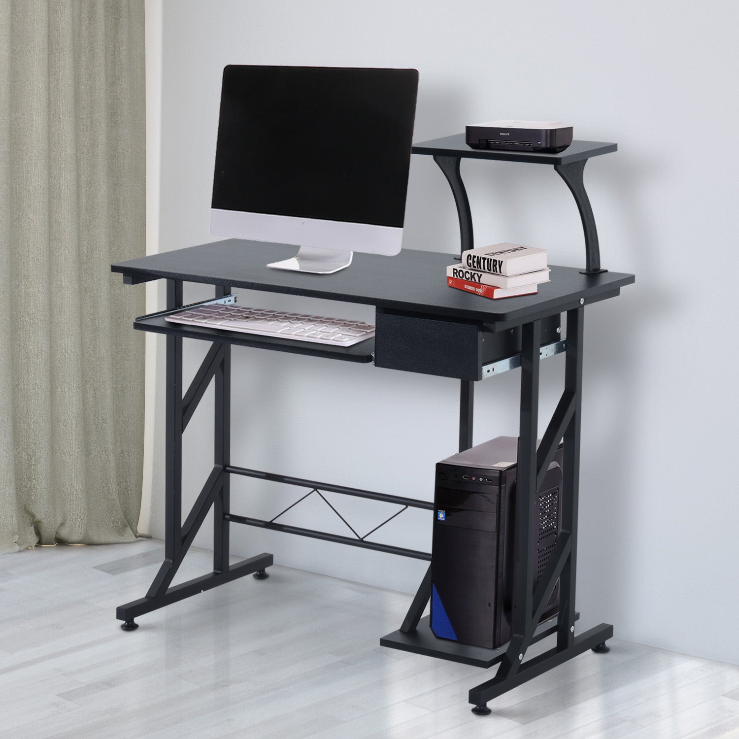 Computer Desk Writing Workstation Portable Space Saving Home